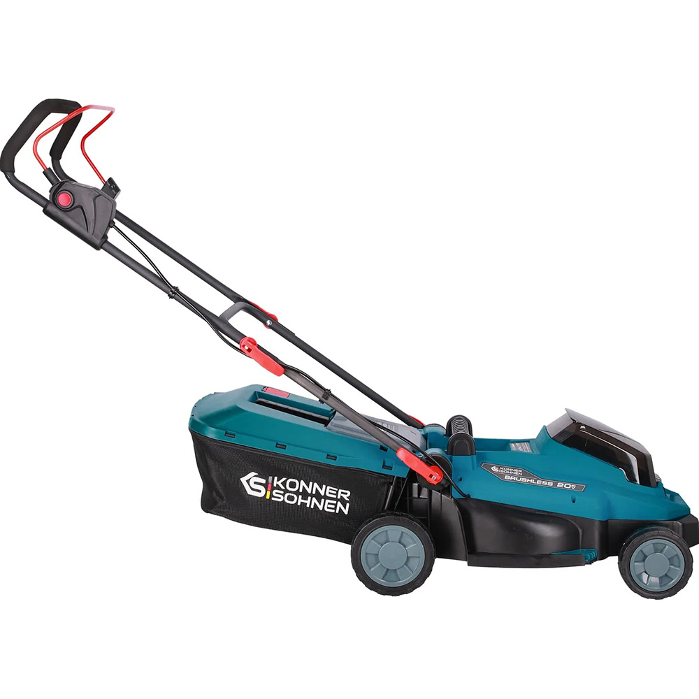 Газонокосарка KONNER&SOHNEN KS 33LM-20V (KS33LM-20V) Колеса діаметр задніх коліс 165 мм, діаметр передніх коліс 139 мм