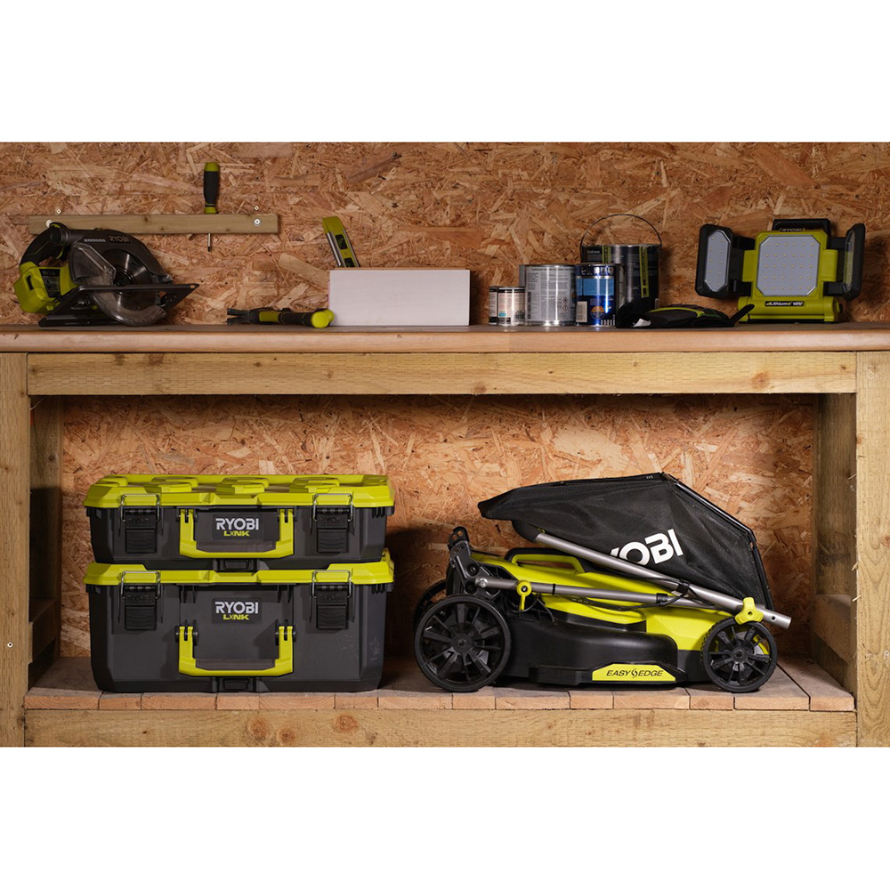 В Фокстрот Газонокосилка RYOBI ONE+ HP RY18LMX33A-0 (5133006286)