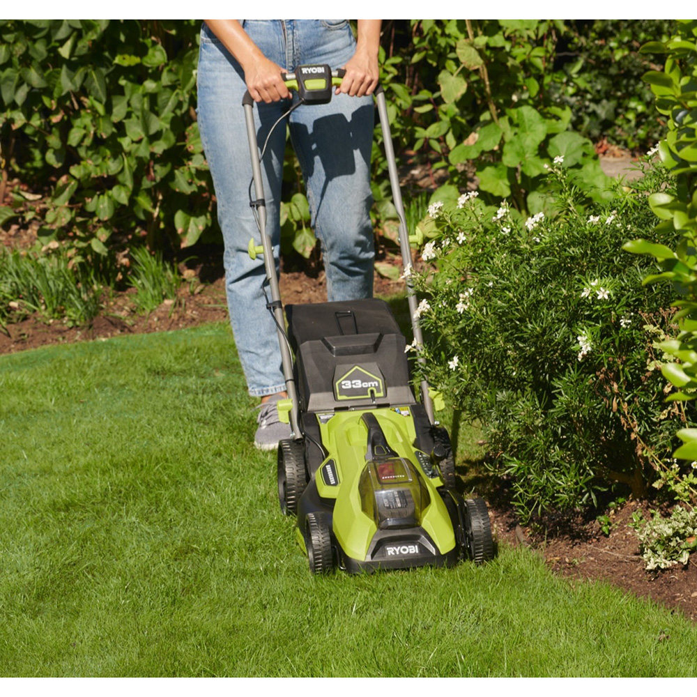 Газонокосилка RYOBI ONE+ HP RY18LMX33A-0 (5133006286) Двигатель бесщеточный