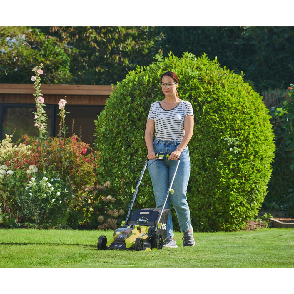 Внешний вид Газонокосилка RYOBI ONE+ HP RY18LMX33A-0 (5133006286)