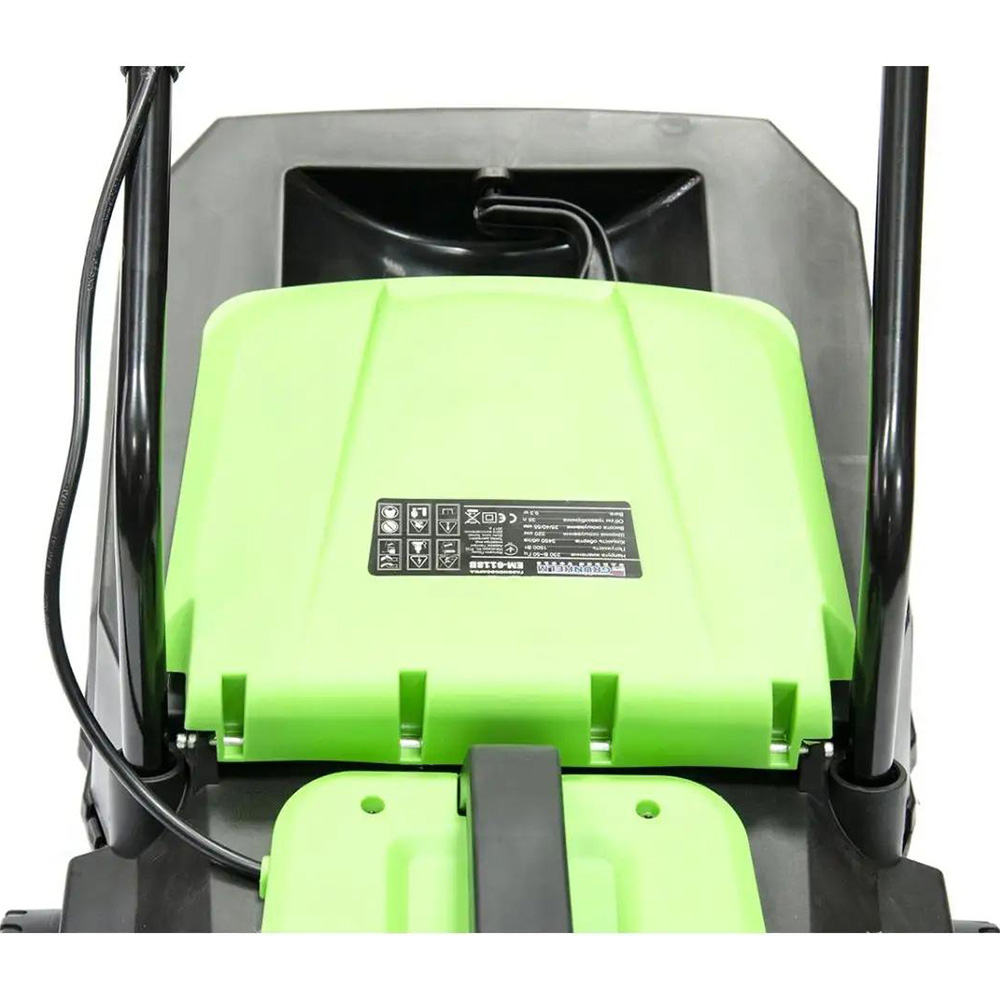 Газонокосарка GRUNHELM EM-6118B (55112) Комплектація газонокосарка, інструкція, гарантійний талон