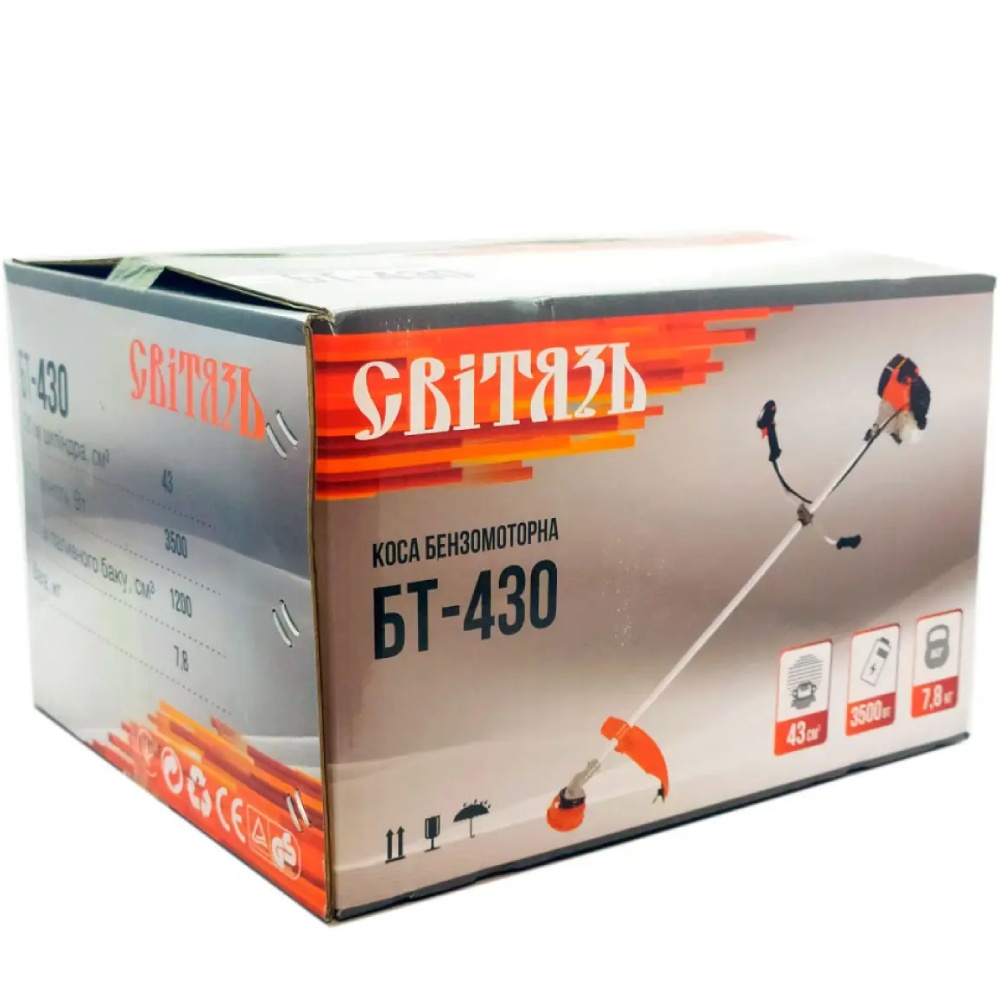 Зовнішній вигляд Мотокоса СВІТЯЗЬ БТ-430 (84303)