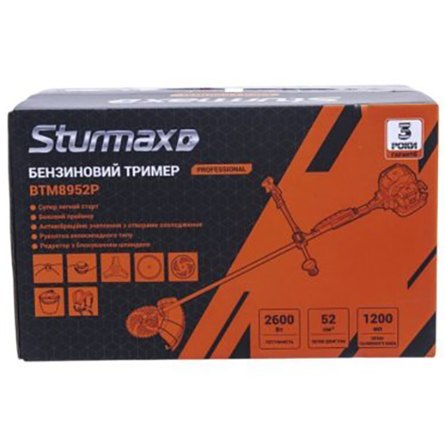 Зображення Мотокоса STURMAX BTM8952P Professional