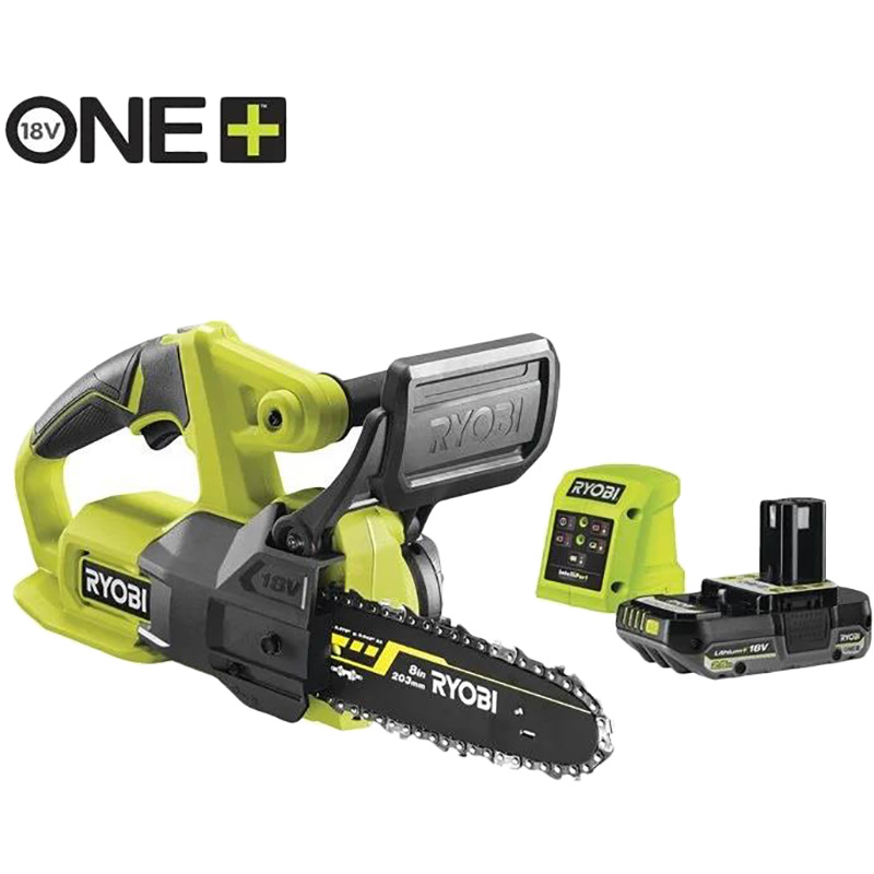 Цепная пила RYOBI ONE+ RY18CS20A-125 (5133005415) Напряжение аккумулятора 18