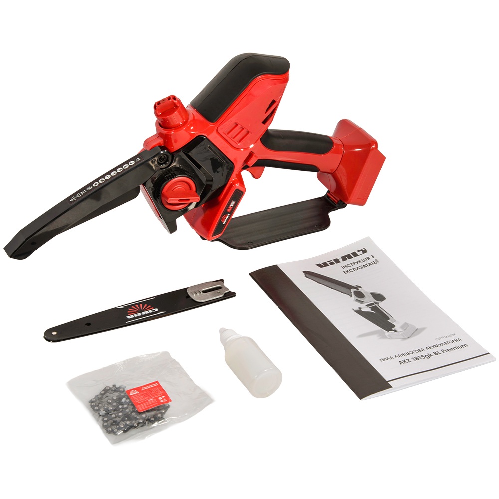 У Фокстрот Ланцюгова пила VITALS Master AKZ 1815gk BL Premium (237651)