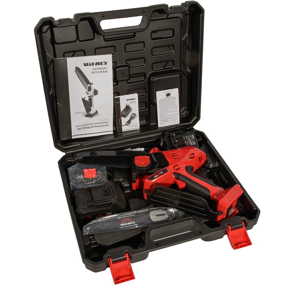 У Фокстрот Ланцюгова пила VITALS Master AKZ 1815gk BL Premium Kit (237652)