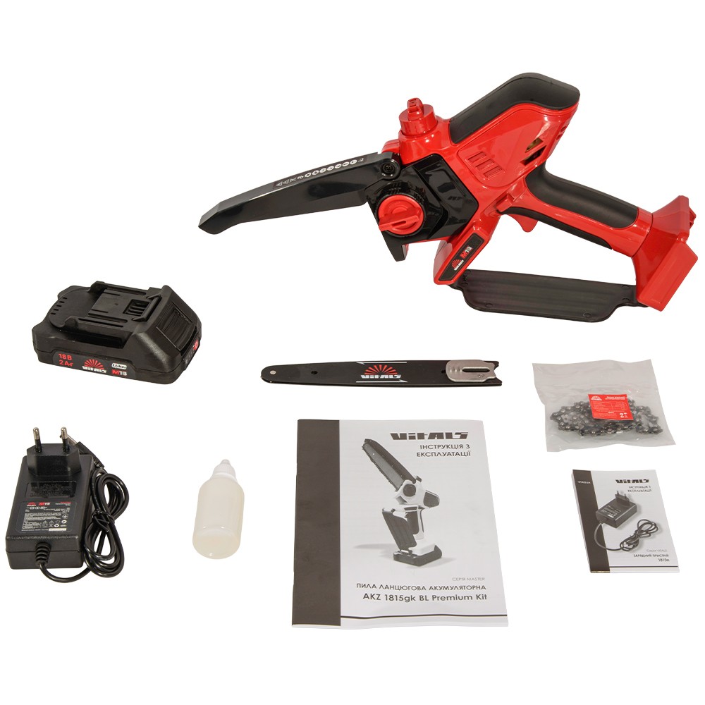 В інтернет магазині Ланцюгова пила VITALS Master AKZ 1815gk BL Premium Kit (237652)