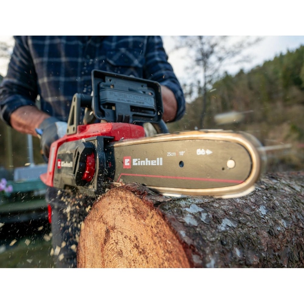 Фото 16 Цепная пила EINHELL GE-LC 18/25 Li-Solo 18В (4600070) без АКБ и ЗУ