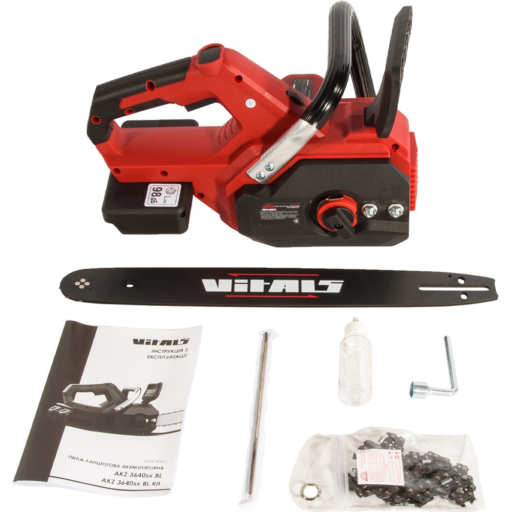 Обзор Цепная пила VITALS AKZ 3640sx BL без АКБ и ЗУ (241131)