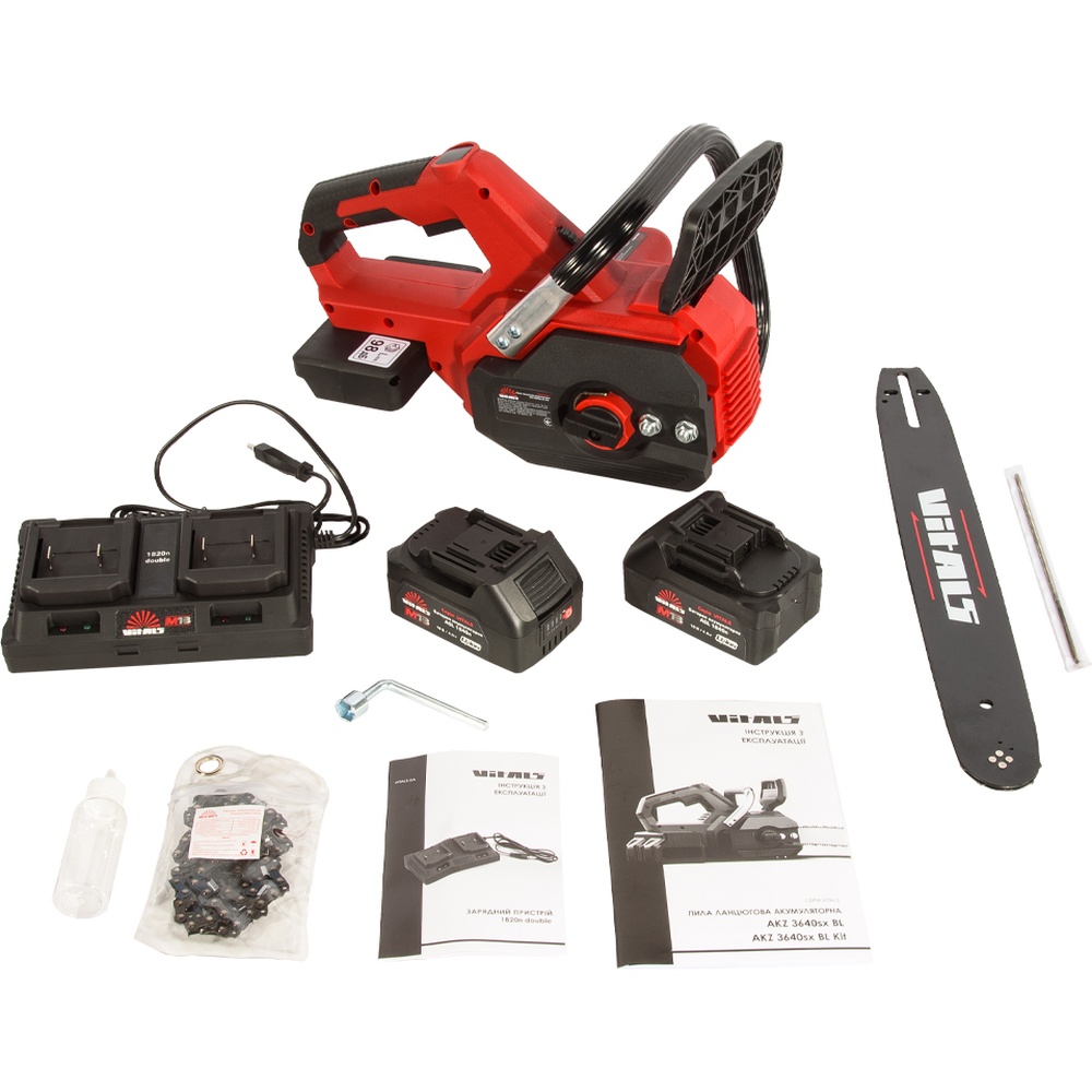 Обзор Цепная пила VITALS AKZ 3640sx BL Kit (241132)