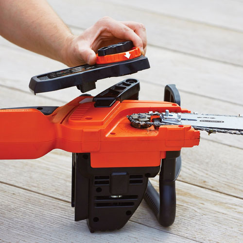 Цепная пила BLACK&DECKER GKC1825L20 Двигатель поперечное (боковое)