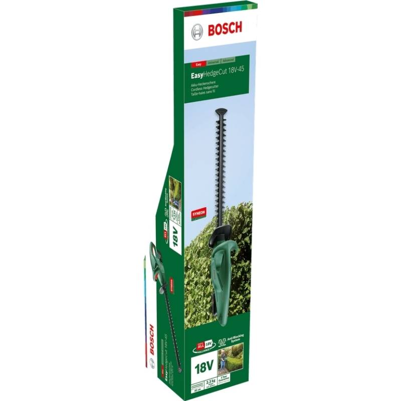 Кусторез BOSCH EasyHedgeCut EasyHedgeCut 18-45 18В АКБ 1х2Ачас (0.600.849.H02) Тип питания аккумулятор