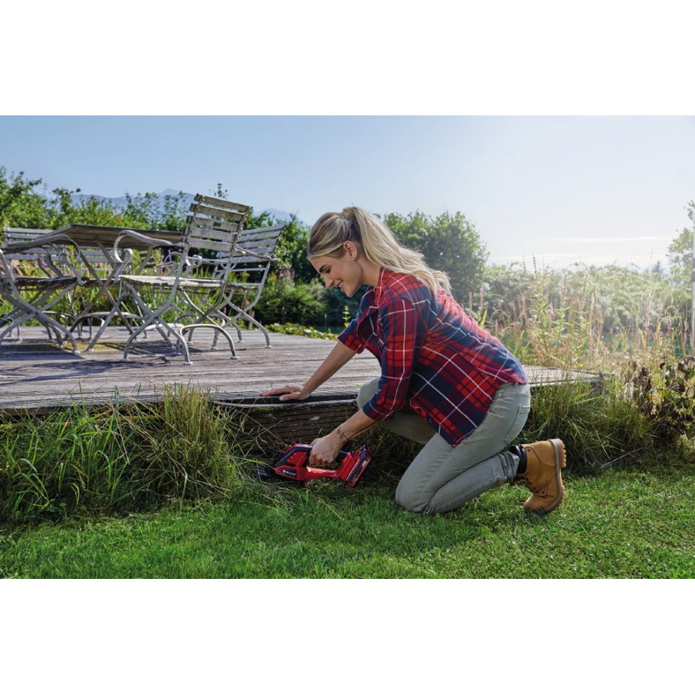 У Фокстрот Ножиці для трави EINHELL GE-CG 18/100 Li Kit 18В PXC Red (3410313K) без АКБ та ЗУ