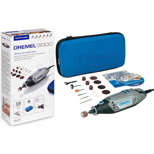 Багатофункційний інструмент BOSCH Dremel 3000-15 (F0133000JC) Потужність 130