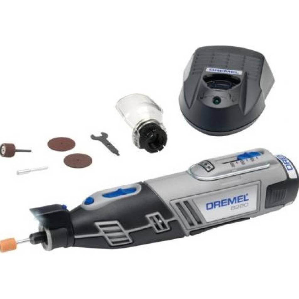 Гравер DREMEL 8220-1 / 5 (F. 013. 822. 0 JD) Обороти обертання на холостому ходу 5000 - 35000