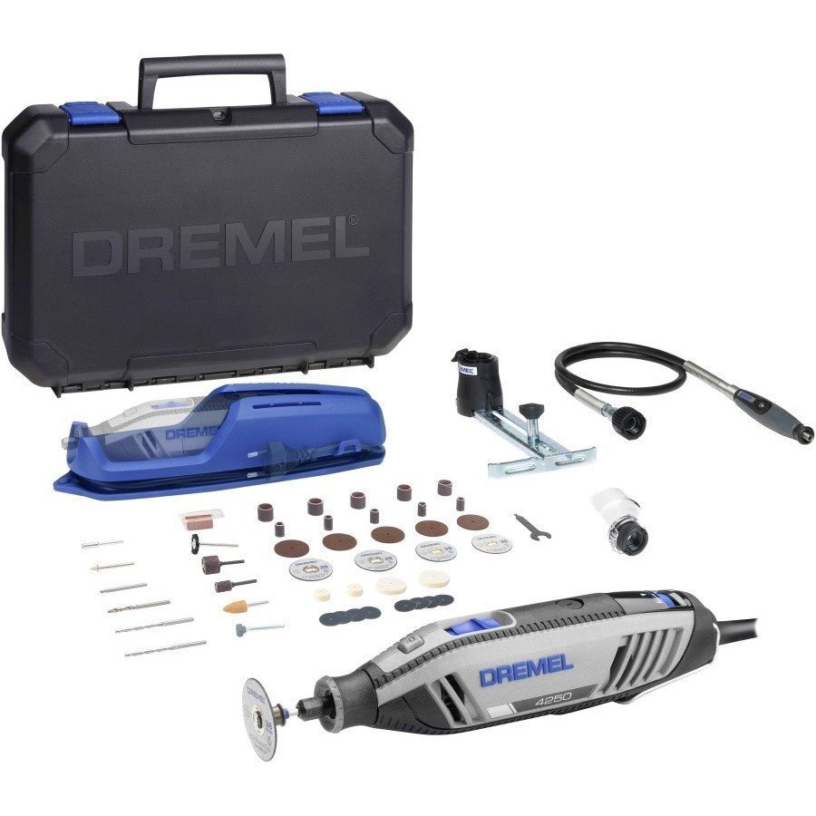 Многофункциональный инструмент Dremel 4250 3-45 45 насадок + гибкий вал