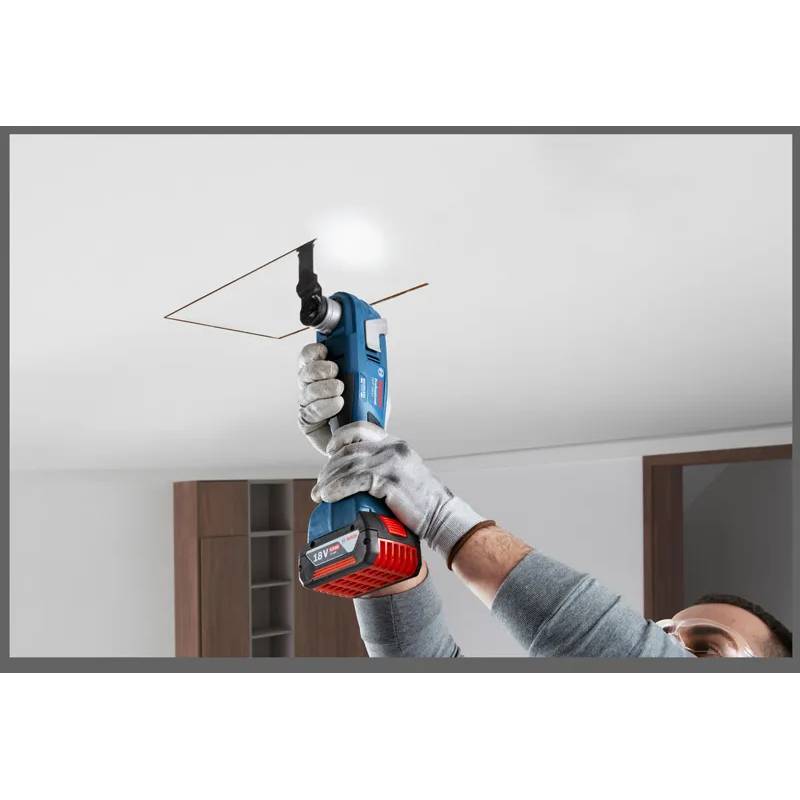 Багатофункціональний інструмент BOSCH Professional GOP 185-LI SOLO (0.601.8G2.020) Кут коливань 1.7