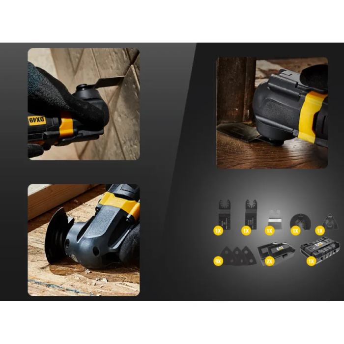 Реноватор CAT DX49.1 Регулювання швидкості регулювання швидкості від 11 000 до 20 000 об/ми