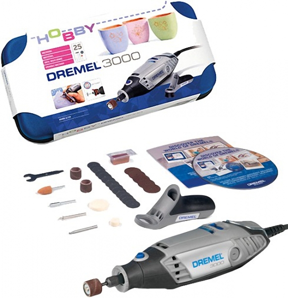 Багатофункційний інструмент BOSCH Dremel 3000-1/25 Hobby Потужність 130