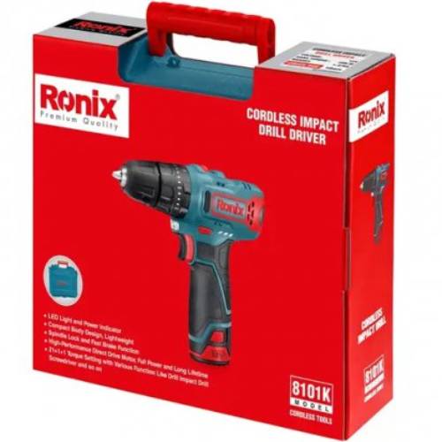 Шуруповерт RONIX 8101K 12В Тип акумулятора Li-Ion