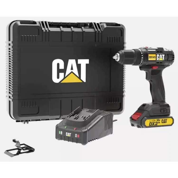 Дрель-шуруповерт CAT DX145 Аксессуары в комплекте 1 аккумулятор
