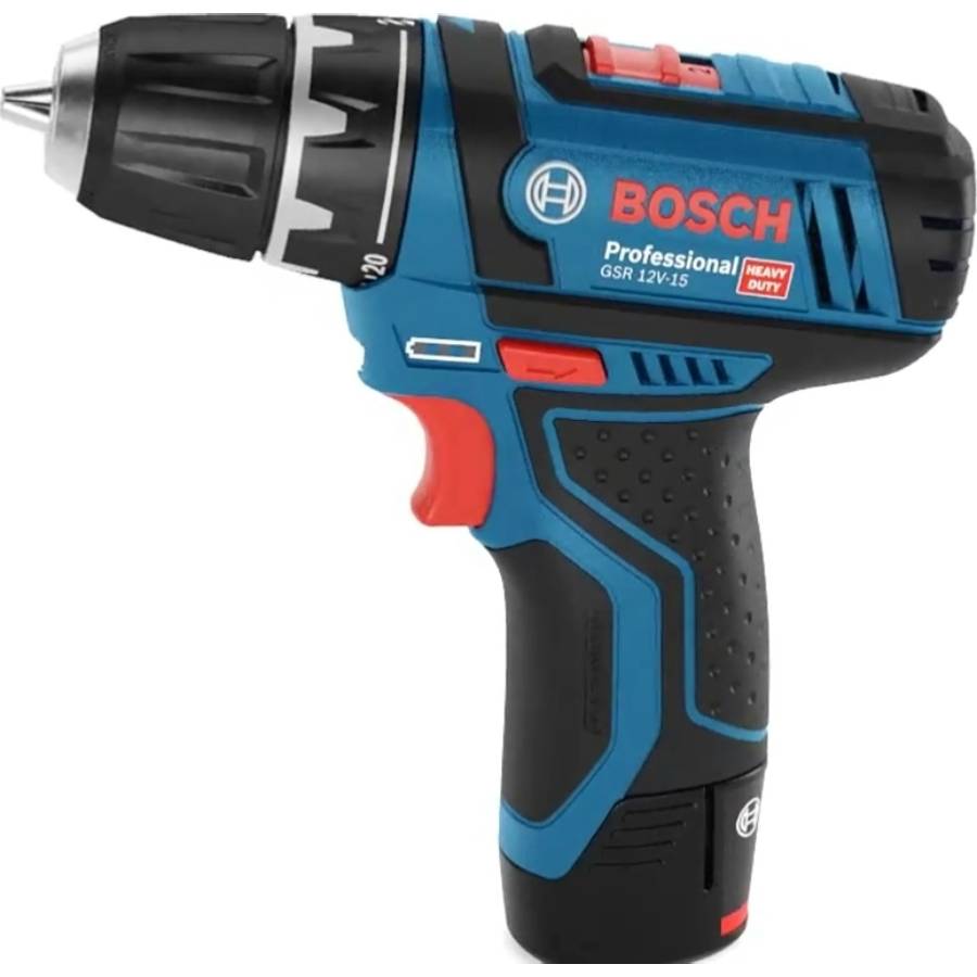 Дриль-шуруповерт Bosch Professional GSR 12V-15 (0.601.868.10G) Тип живлення акумулятор