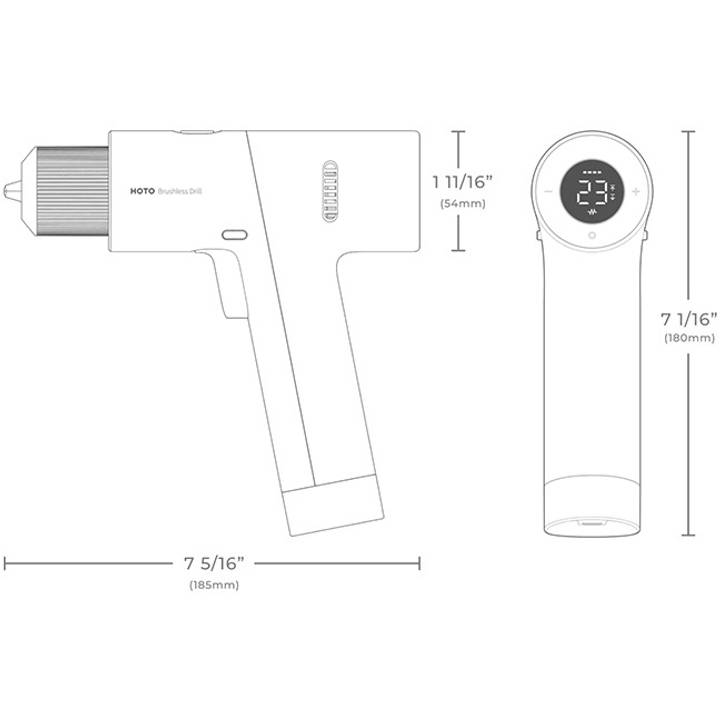 В інтернет магазині Дриль-шуруповерт HOTO Xiaomi 12V Brushless Drill Black (QWLDZ001)