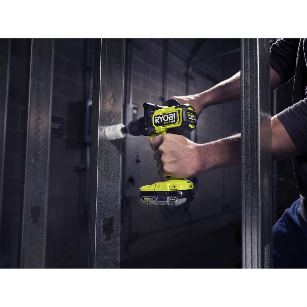 Дрель-шуруповерт Ryobi ONE+HP RPD18C-242S 18В 1х2А·ч 1х4А·ч (5133004983) Тип питания аккумулятор