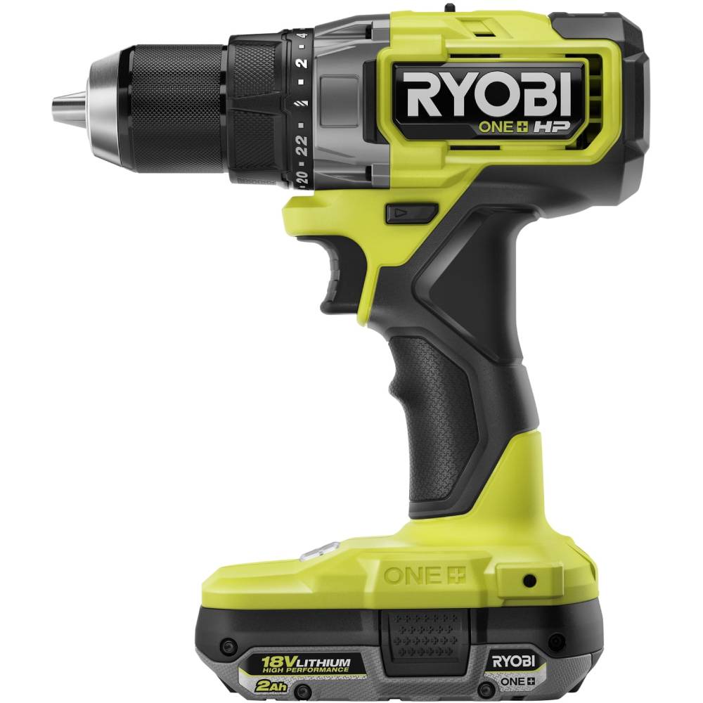 Дриль-шуруповерт Ryobi ONE+HP RDD18X-220S 18В 2х2А·год (5133005284) Патрон швидкозатискний