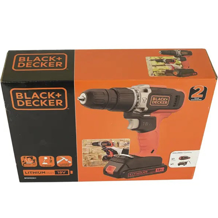 Огляд Дриль-шуруповерт BLACK&DECKER BCD003C1