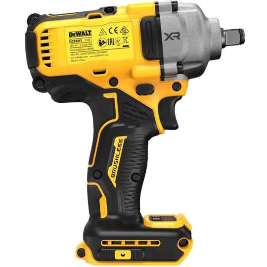 Гайковерт DEWALT DCF891N Тип питания аккумулятор