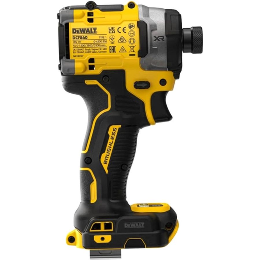 Шуруповерт DEWALT TSTAK DCF860NT Аксессуары в комплекте кейс