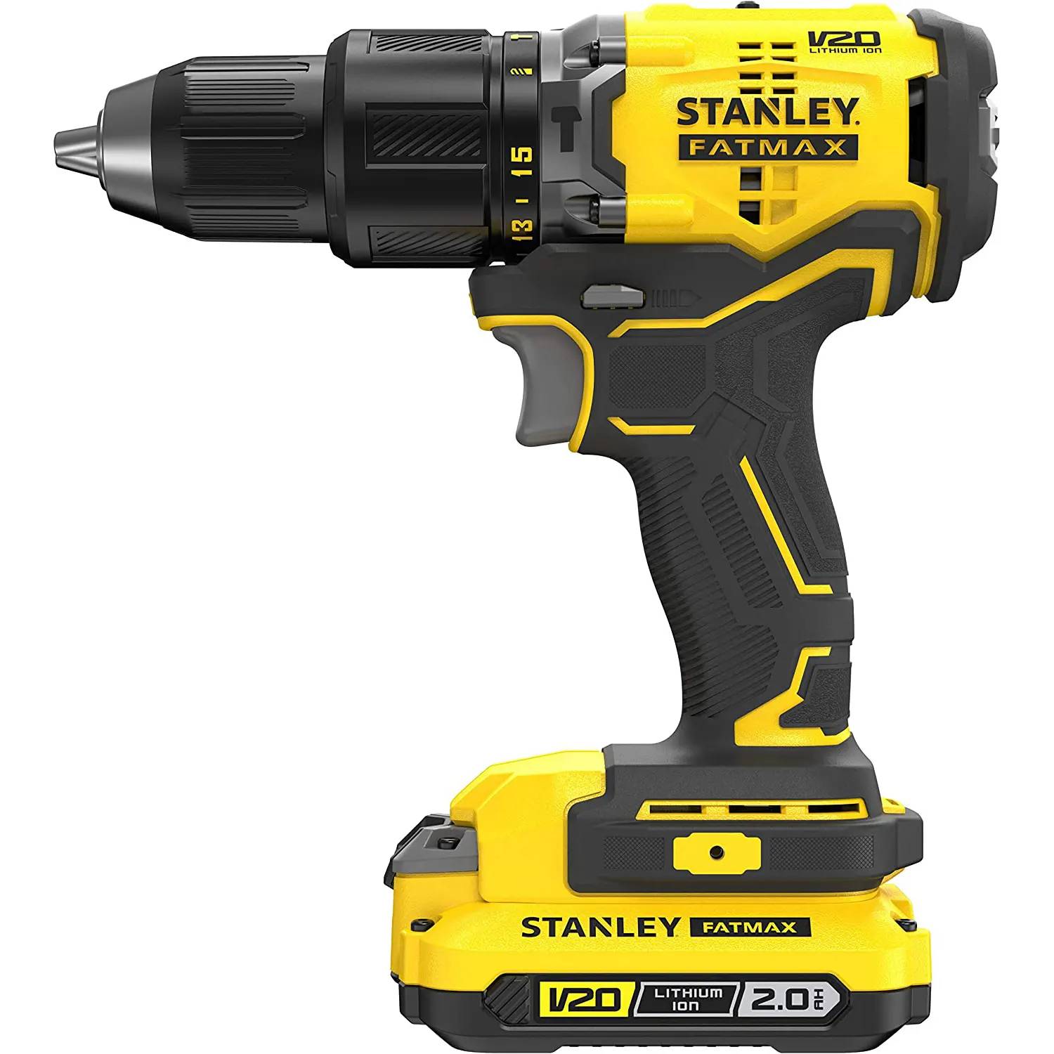 Дрель-шуруповерт STANLEY FATMAX (SFMCD715D2K) Тип питания аккумулятор