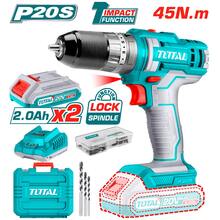 Шуруповерт ударный TOTAL TIDLI201452 20В