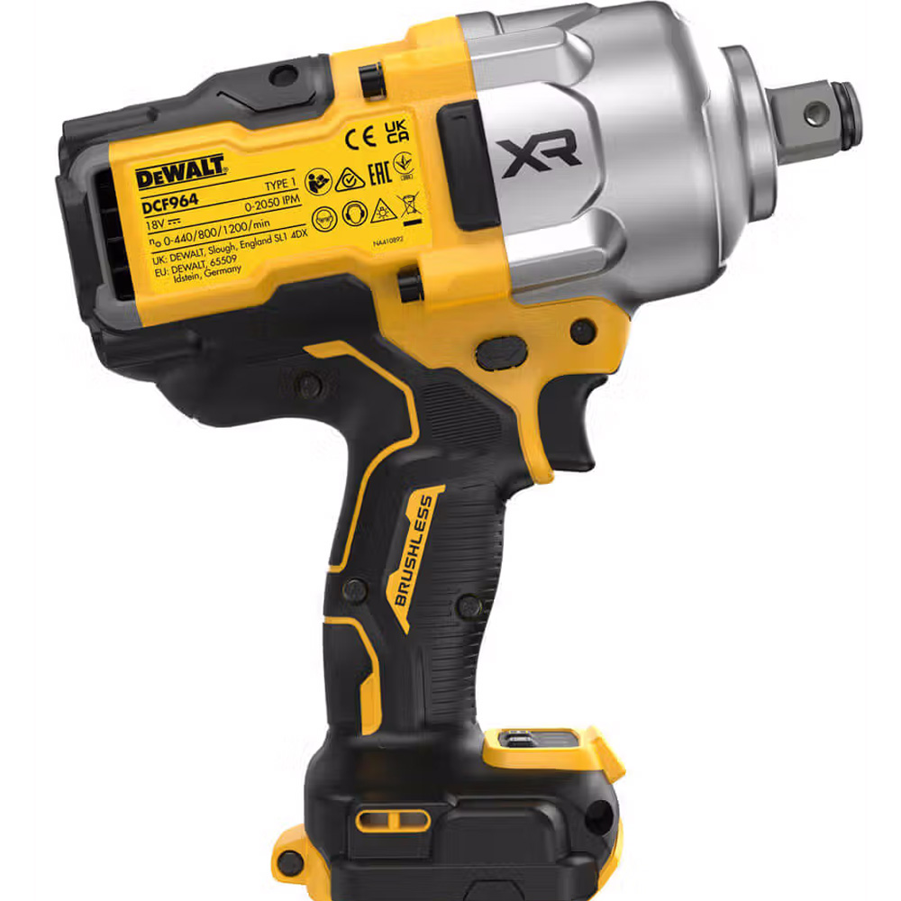 Гайковерт DEWALT XR Li-Ion 18В (DCF964N) без АКБ та ЗУ Напруга акумулятора 18