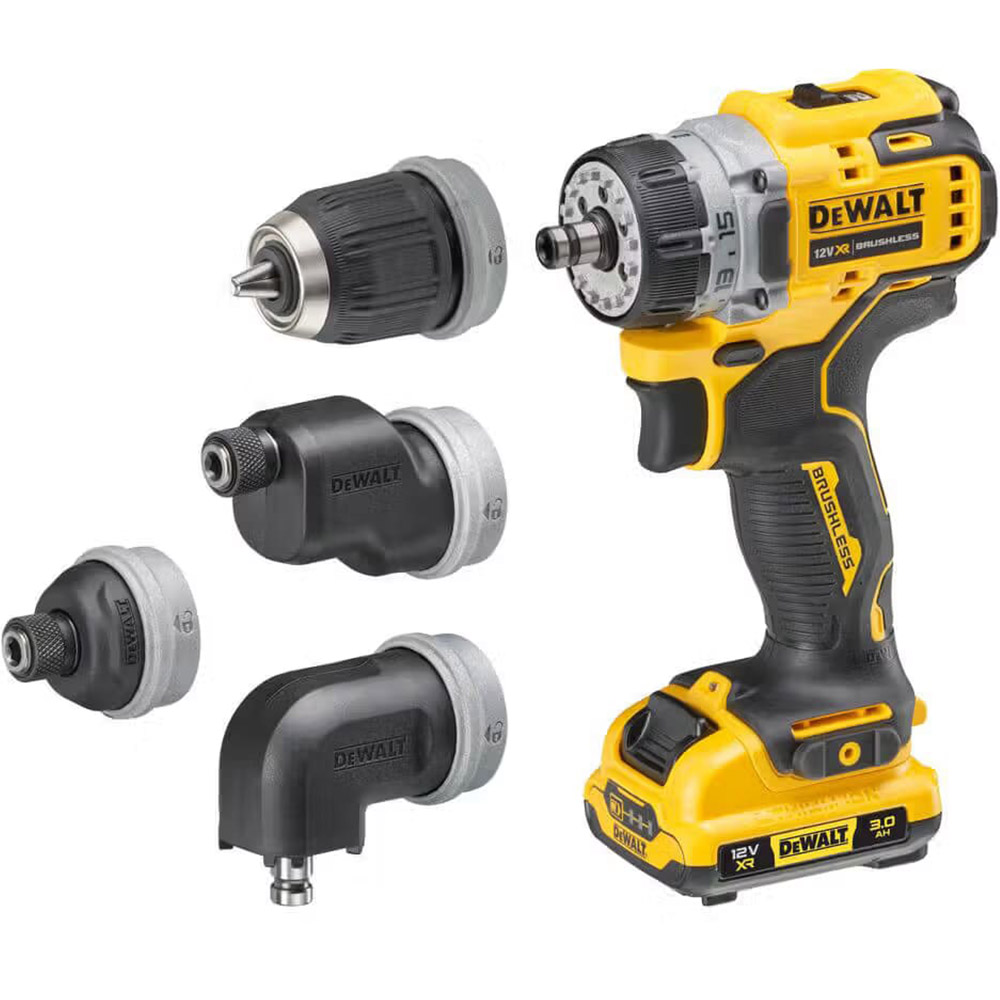 Дриль-шуруповерт DEWALT DCD703L2T Тип живлення акумулятор