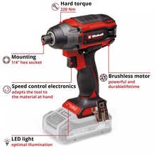 Гвинтоверт EINHELL Professional TP-CI 18/220 Li BL - Solo PXC (4510085)