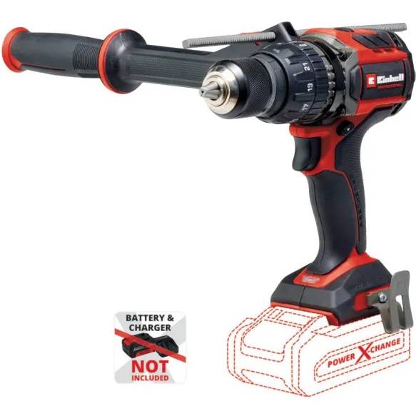 Дриль-шуруповерт EINHELL Professional TP-CD 18/120 Li-i BL Solo (4514310) Додатково Частота ударів (1-а передача): 6500 уд/хв; Частота ударів (2-а передача): 27300 уд/хв;