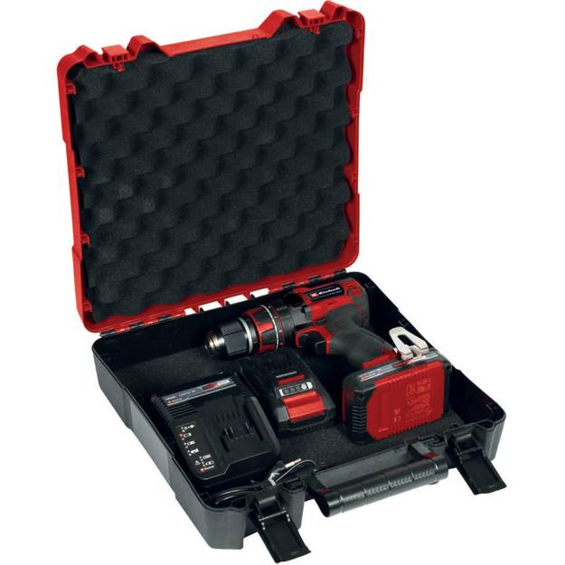 Дриль-шуруповерт EINHELL TP-CD 18/50 Li-i BL 2x2Ah PXC (4513940) Додатково Кількість ударів 28800уд/хв 