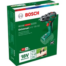 Дрель-шуруповерт BOSCH UniversalDrill 18V-60 без АКБ и ЗУ (0.603.9D7.000)