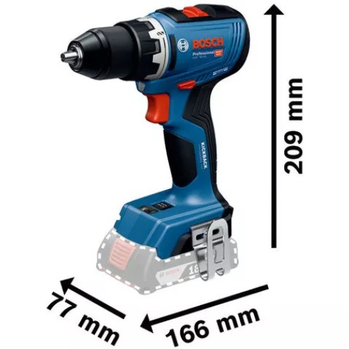 Дриль-шуруповерт BOSCH Professional GSR 18V-65 (0.601.9N3.200) Патрон швидкозатискний