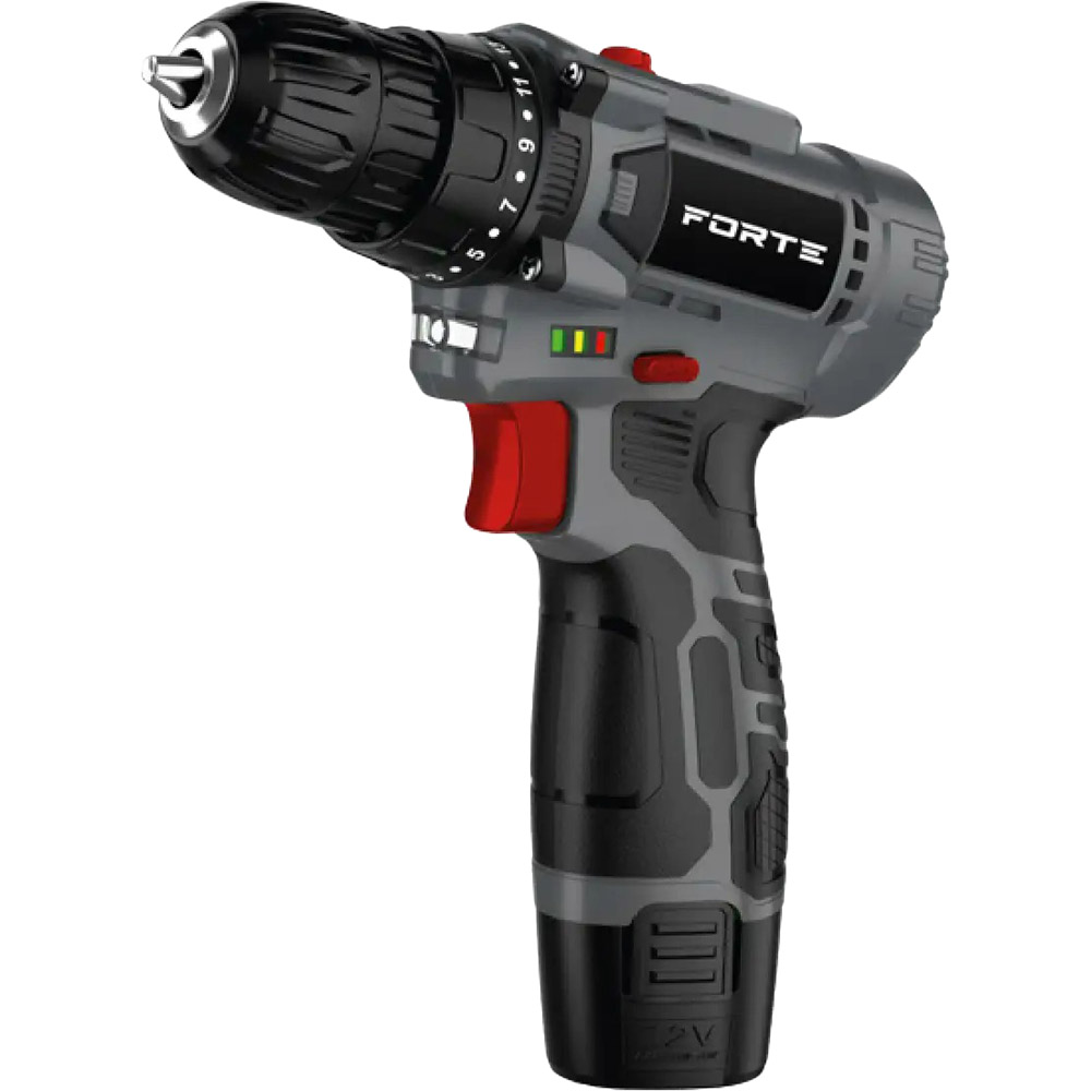 Дриль-шуруповерт FORTE CD-12BC 12В 1.5А (142790)