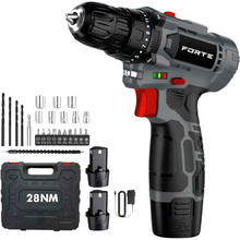 Дриль-шуруповерт FORTE CD-12BC 12В 1.5А (142790)