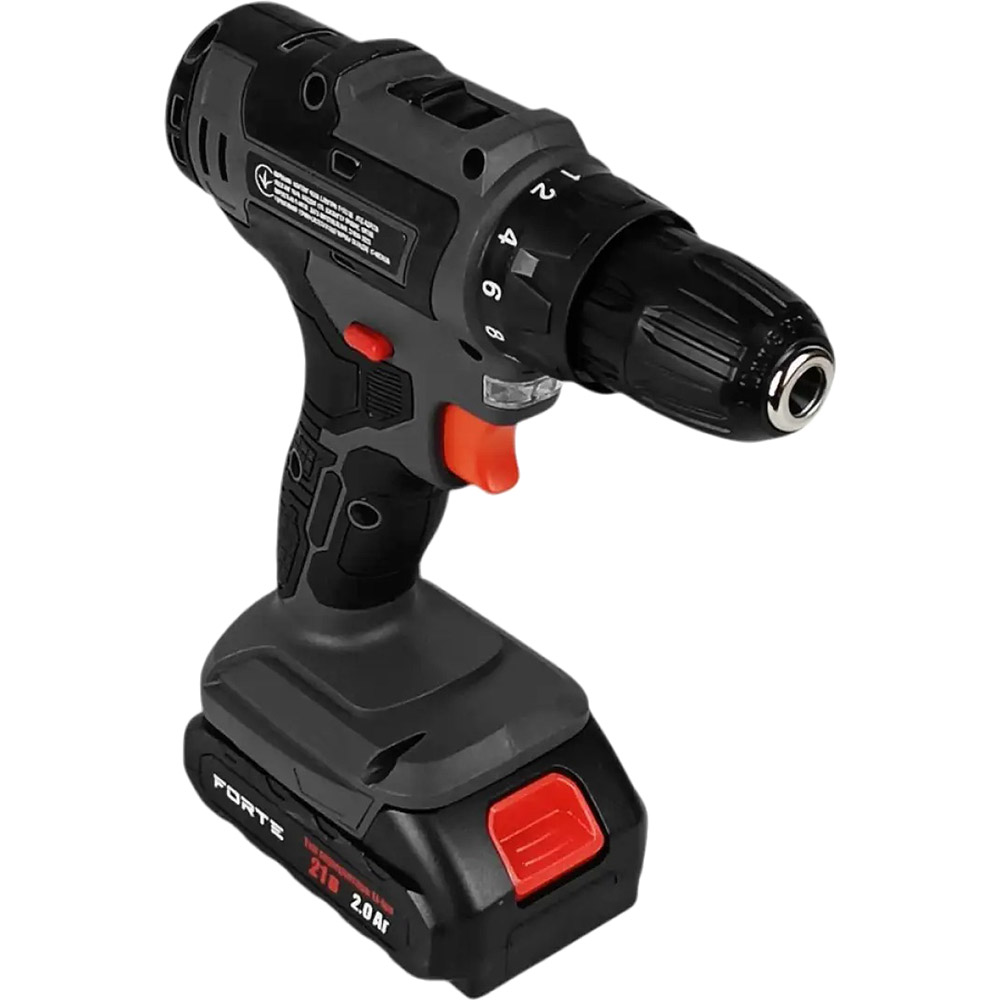 Дриль-шуруповерт FORTE CD-21BC 21В 2А (142793) Тип акумулятора Li-Ion