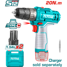 Шуруповерт TOTAL TDLI12202 Без З/У