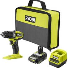 Дрель-шуруповерт RYOBI ONE+ HP RPD18C1-1C20G 18В 1х2Ач (5133006525)