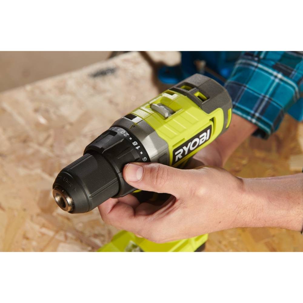 Дрель-шуруповерт RYOBI ONE+ RDD18-1C20S 18В 1х2Ач (5133005519) Тип питания аккумулятор