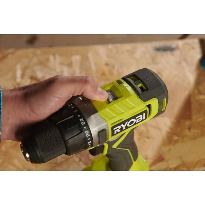 Дрель-шуруповерт RYOBI ONE+ RDD18-2C415S 18В 1х4Ач 1х1.5Ач (5133005612) Аксессуары в комплекте 2 аккумулятора