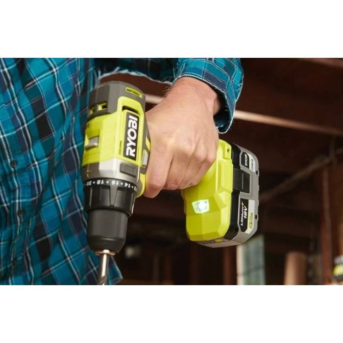 Дрель-шуруповерт RYOBI ONE+ RDD18-2C415S 18В 1х4Ач 1х1.5Ач (5133005612) Патрон быстрозажимной