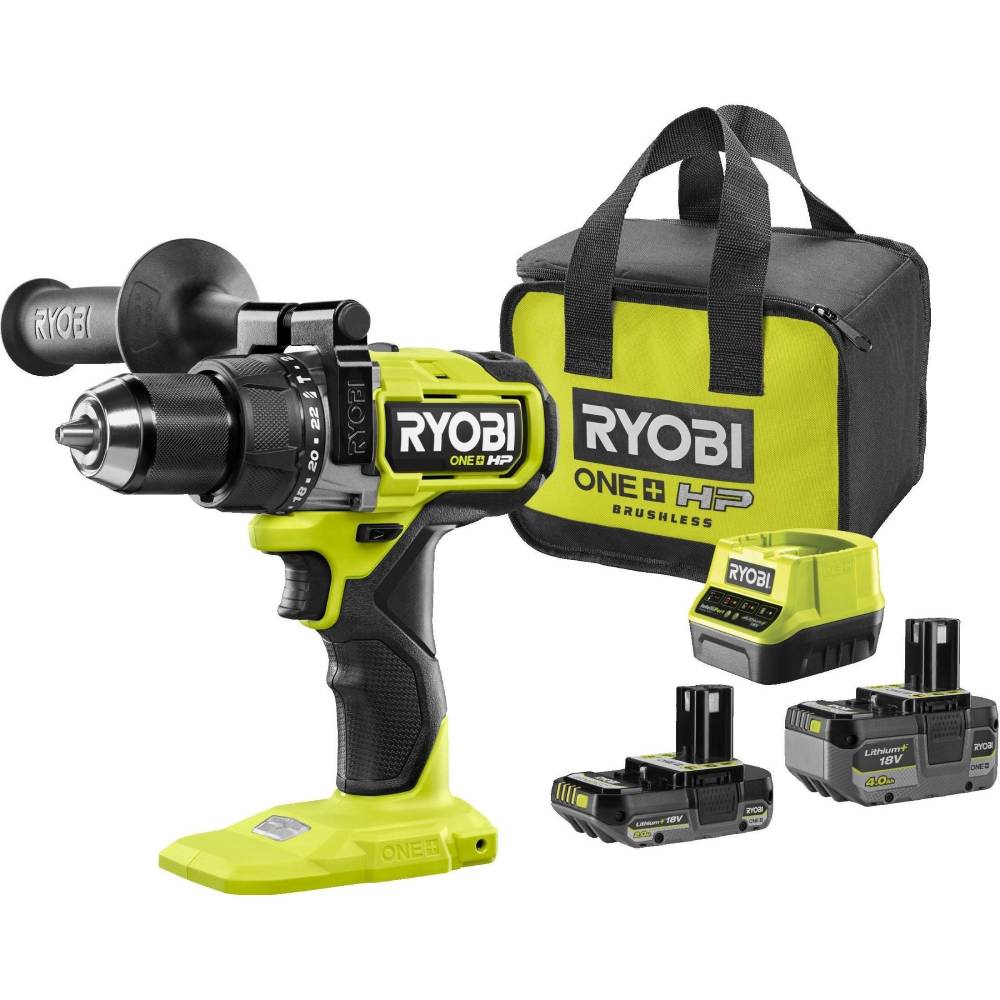 Дрель-шуруповерт RYOBI ONE+ HP RPD18X-242S 18В 2Ач, 4Ач (5133005283)
